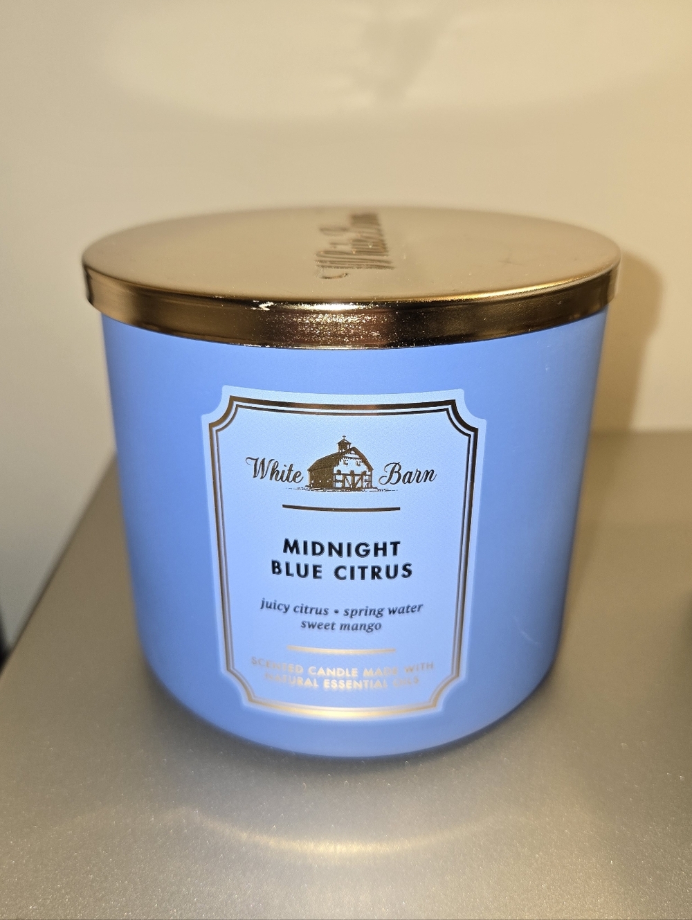 BATH AND BODY WORKS WHITE BARN MIDNIGHT BLUE CITRUS NWT